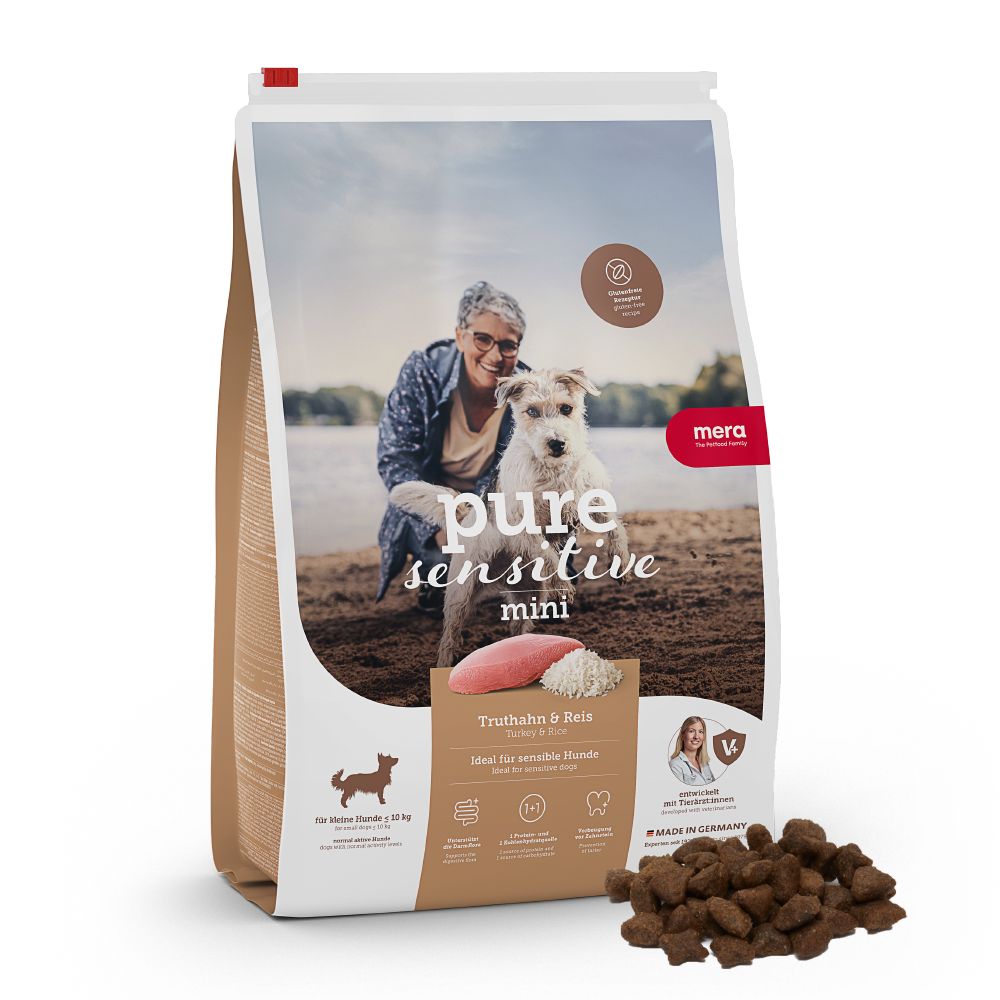 MERA PURE SENSITIVE MINI AD. Pavo y Arroz 4KG